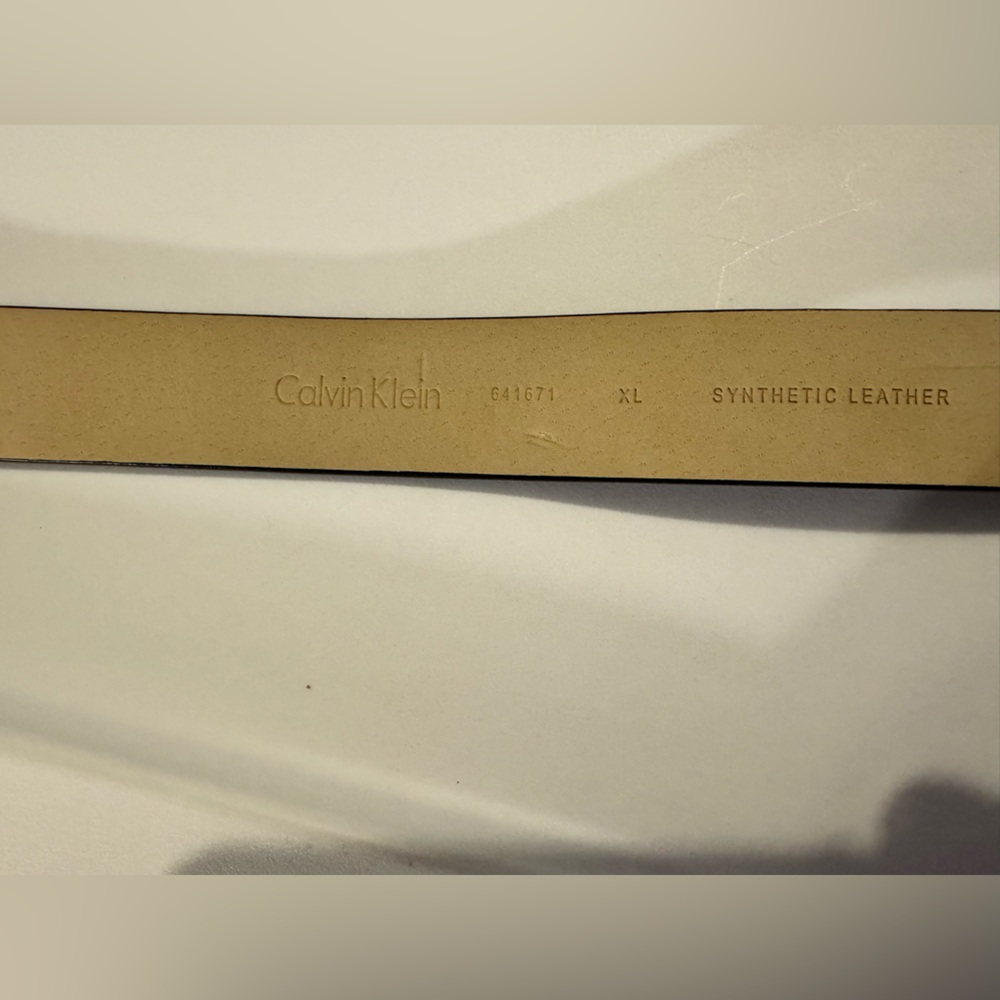 Calvin Klein Black Synthetic Leather women’s Belt
